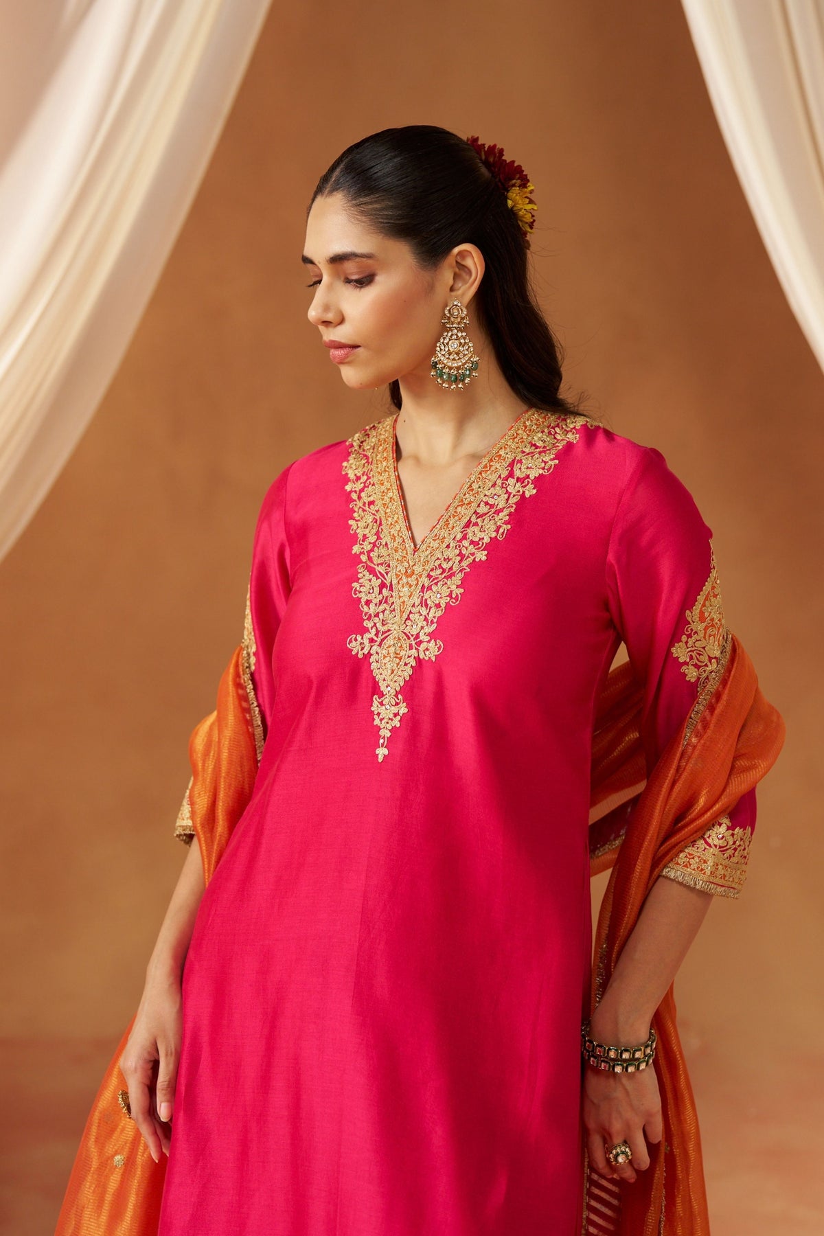 Liana Hot Pink Chauga Set