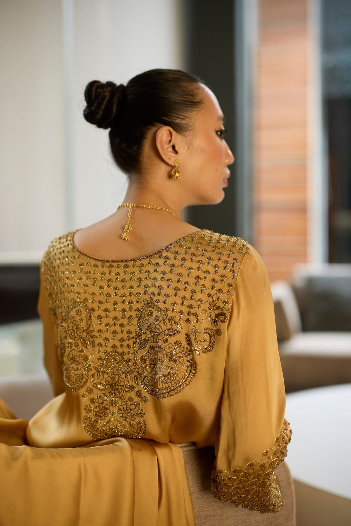 Mustard Prana Kurta Set