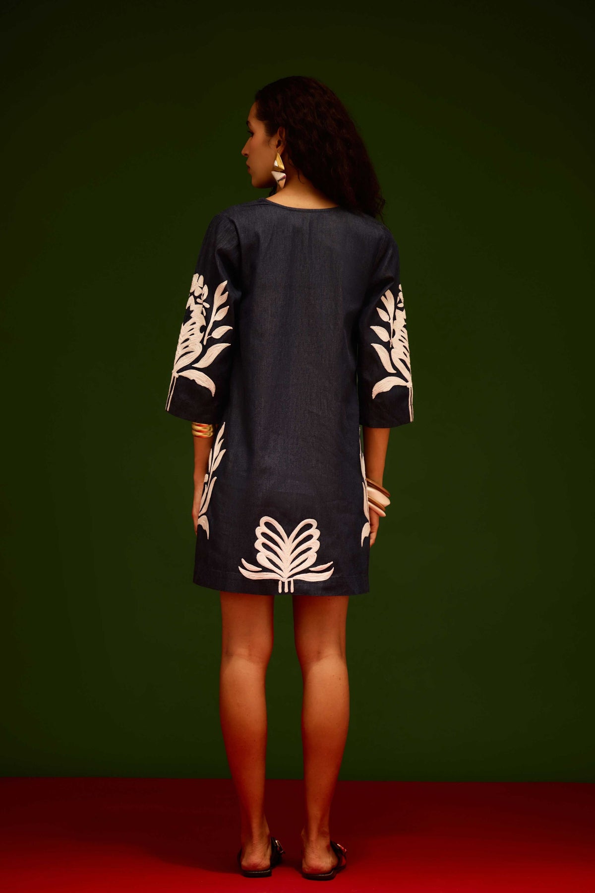 Blue Denim Shift Dress