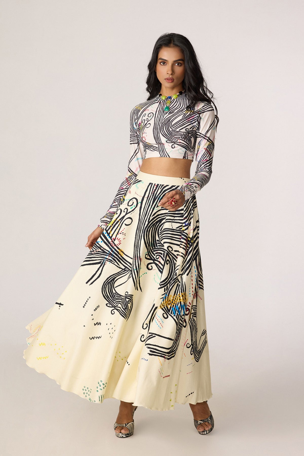 Gigi Blouse & Dracy Skirt Set