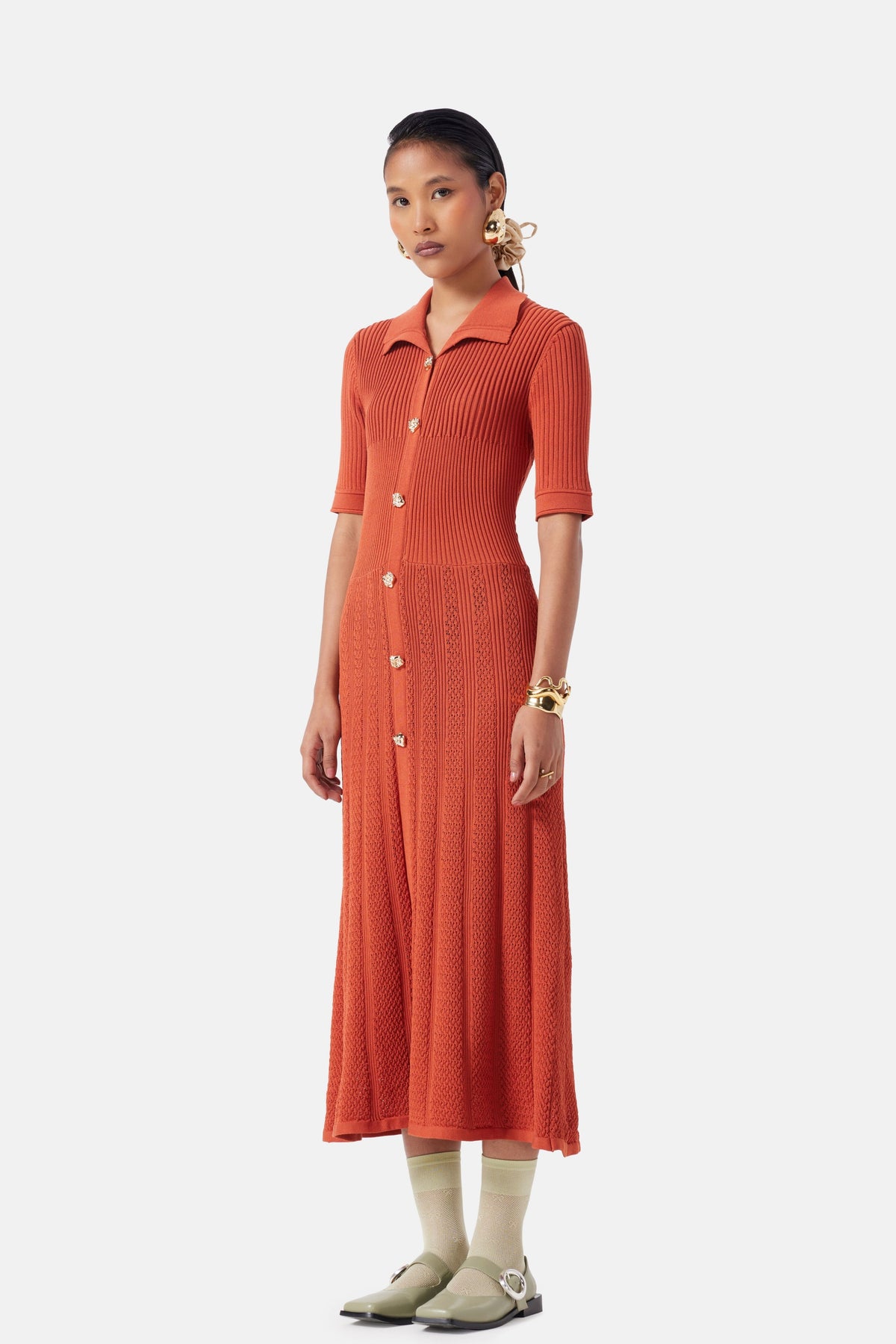 Rust Natalia Dress