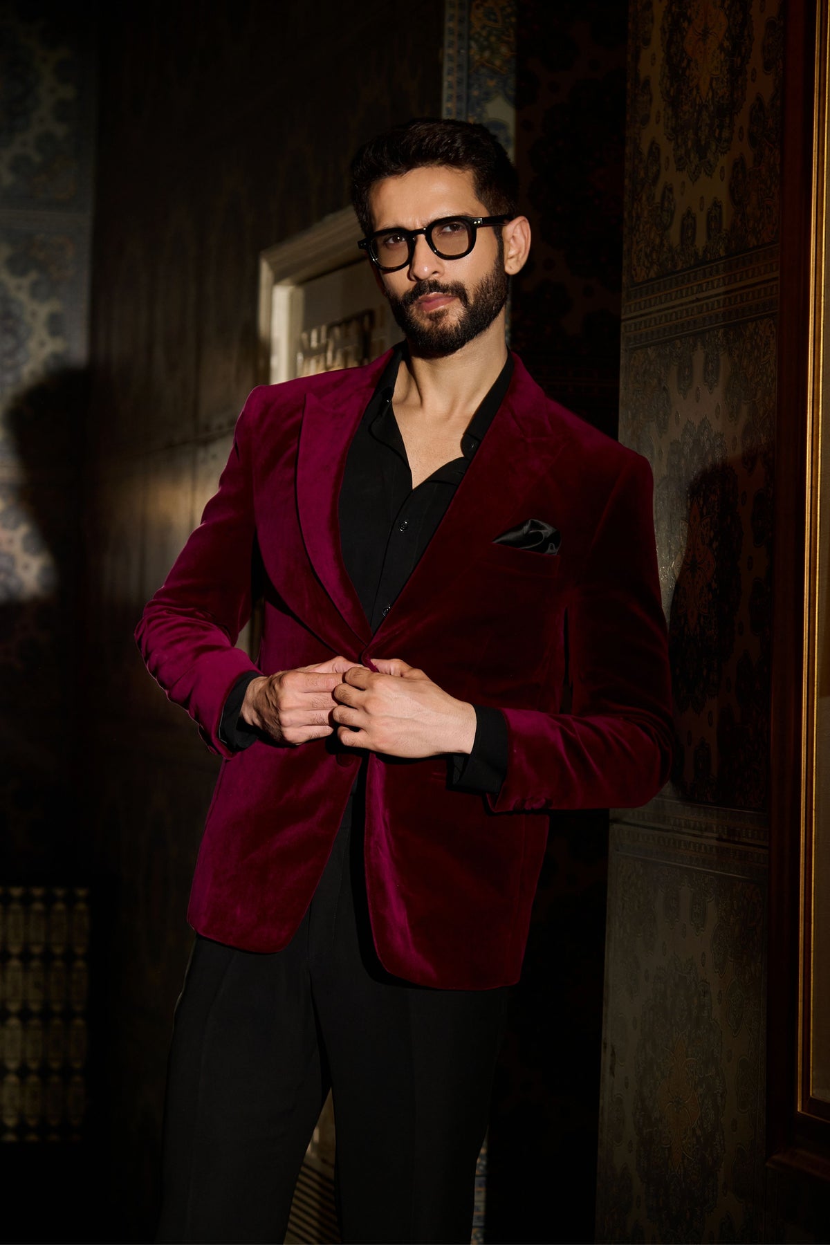 Crimson Tuxedo Set