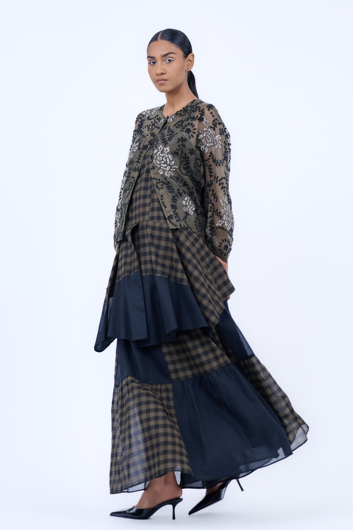Silk Organza Beadwork Jacket