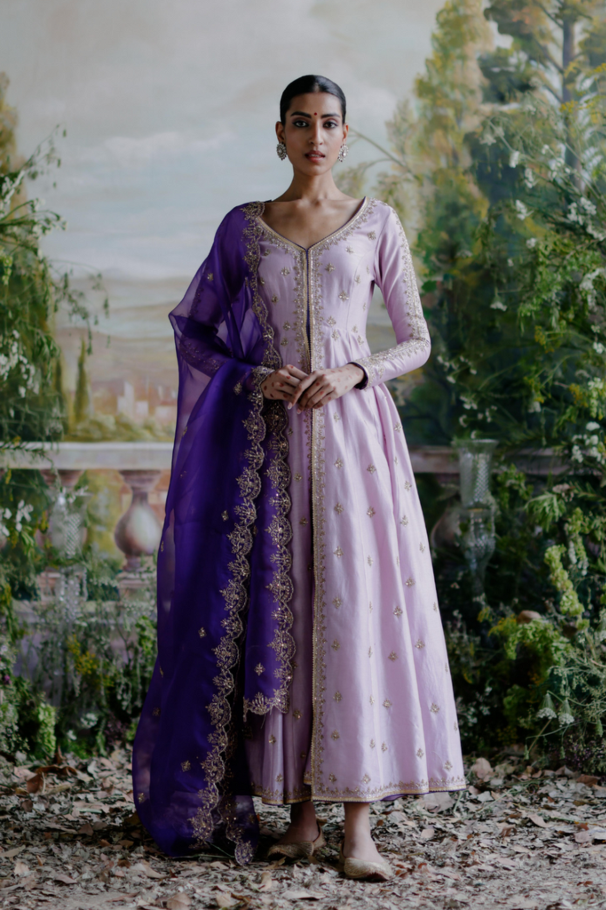 Lavender Jacket Set