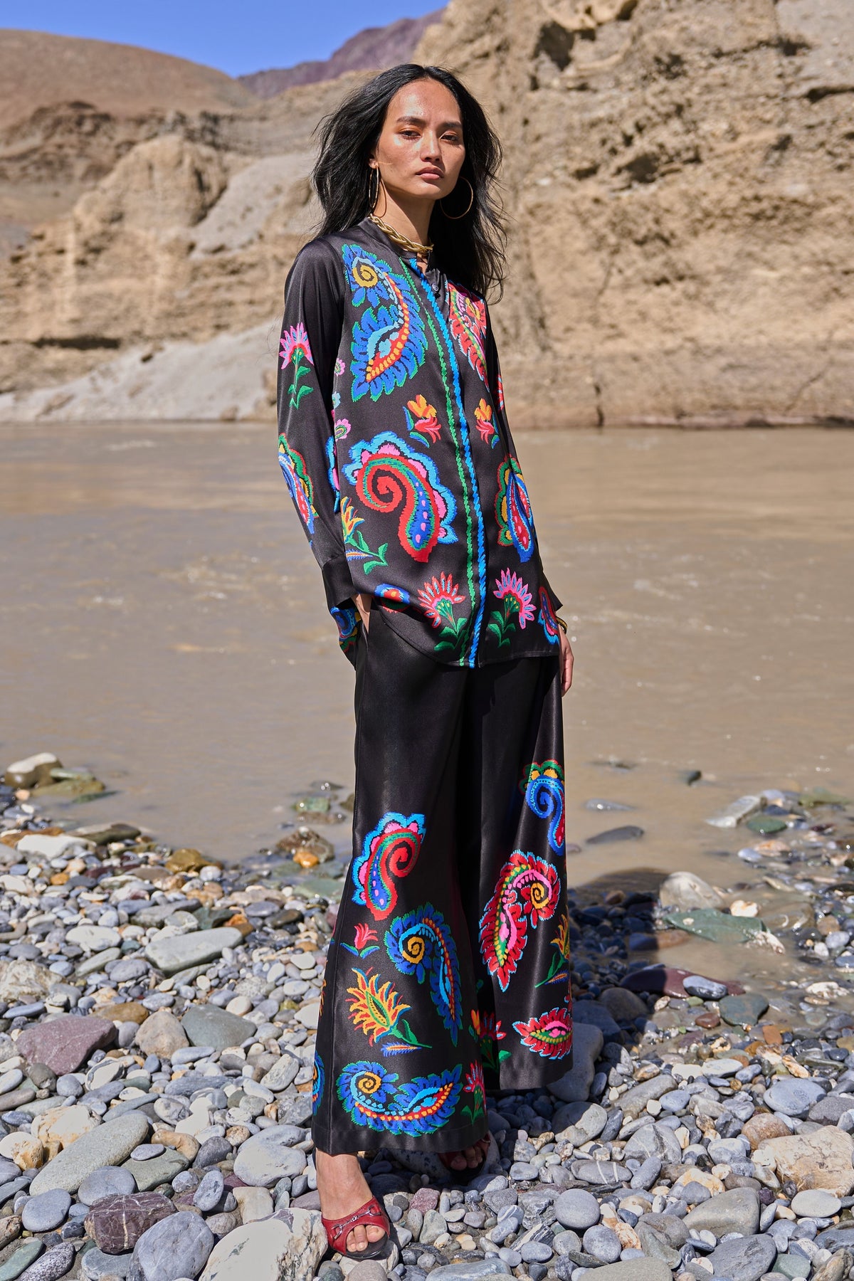 Multicolor Paisley Shirt