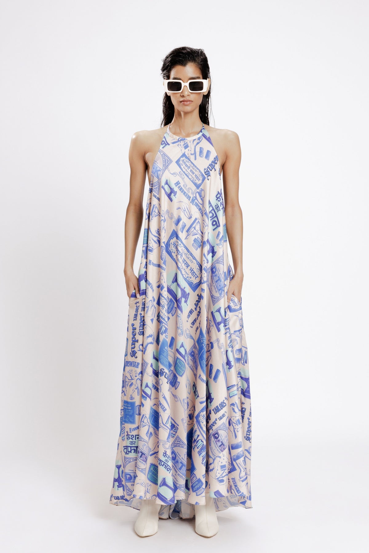 Karkhana Halter Slip Dress
