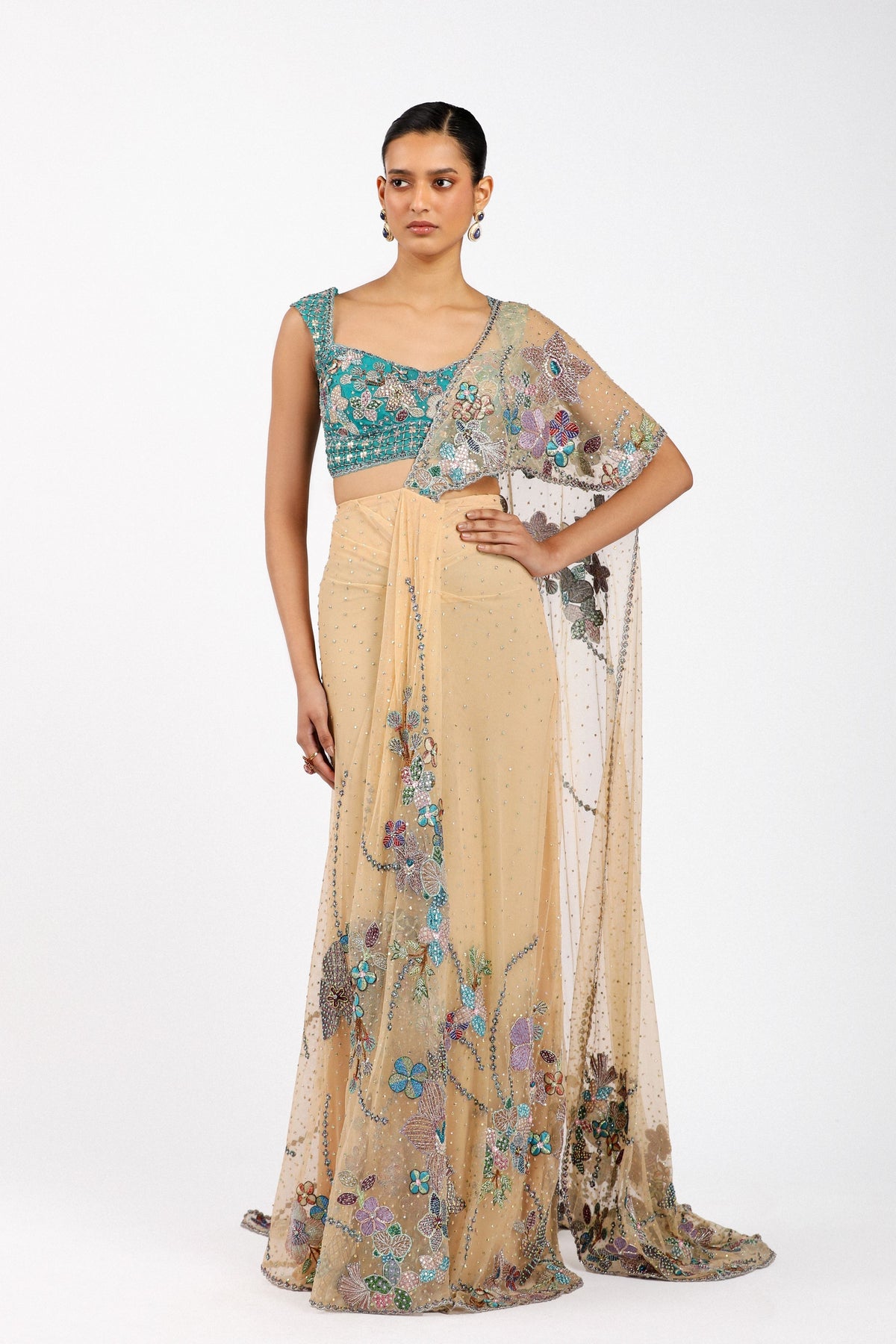 Stella Pre Draped Saree