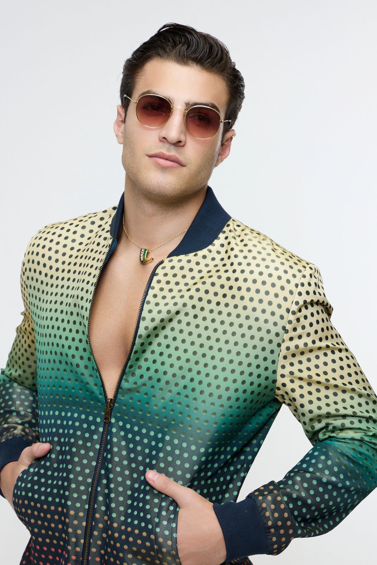 Cavalry Polka Bomber Jacket