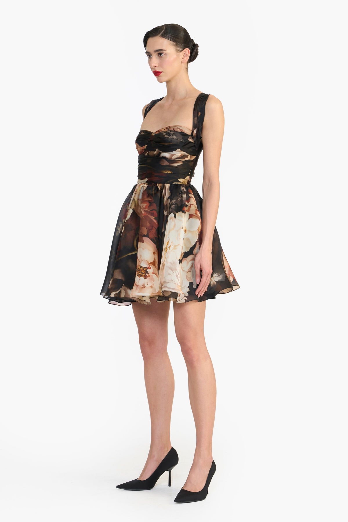 Draped Bustier Mini