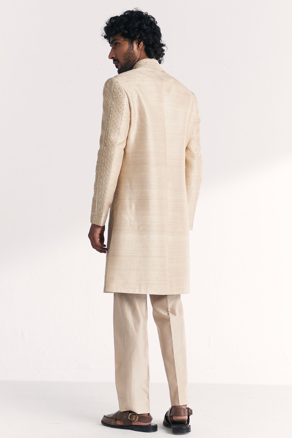 Rustom Ivory Achkan Set