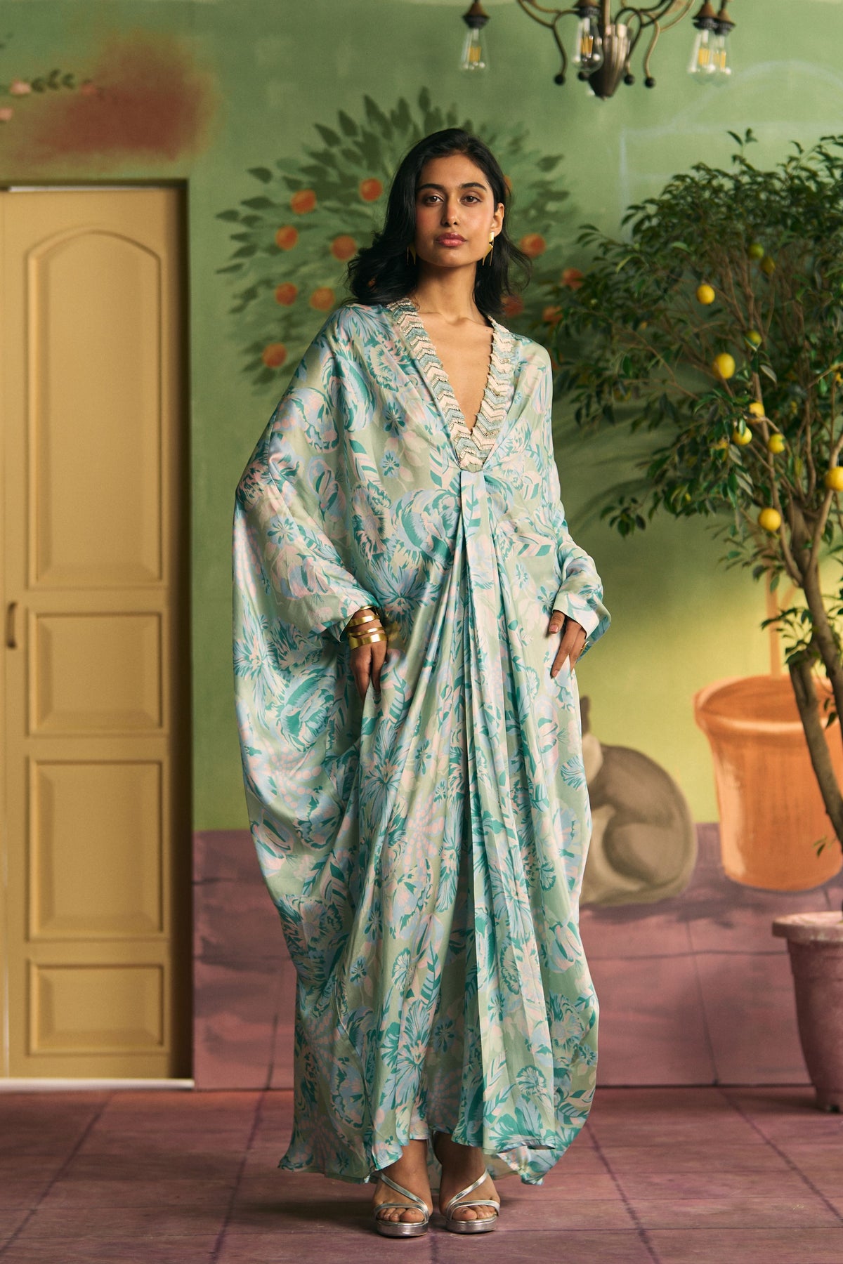 Mint Flow Kaftan