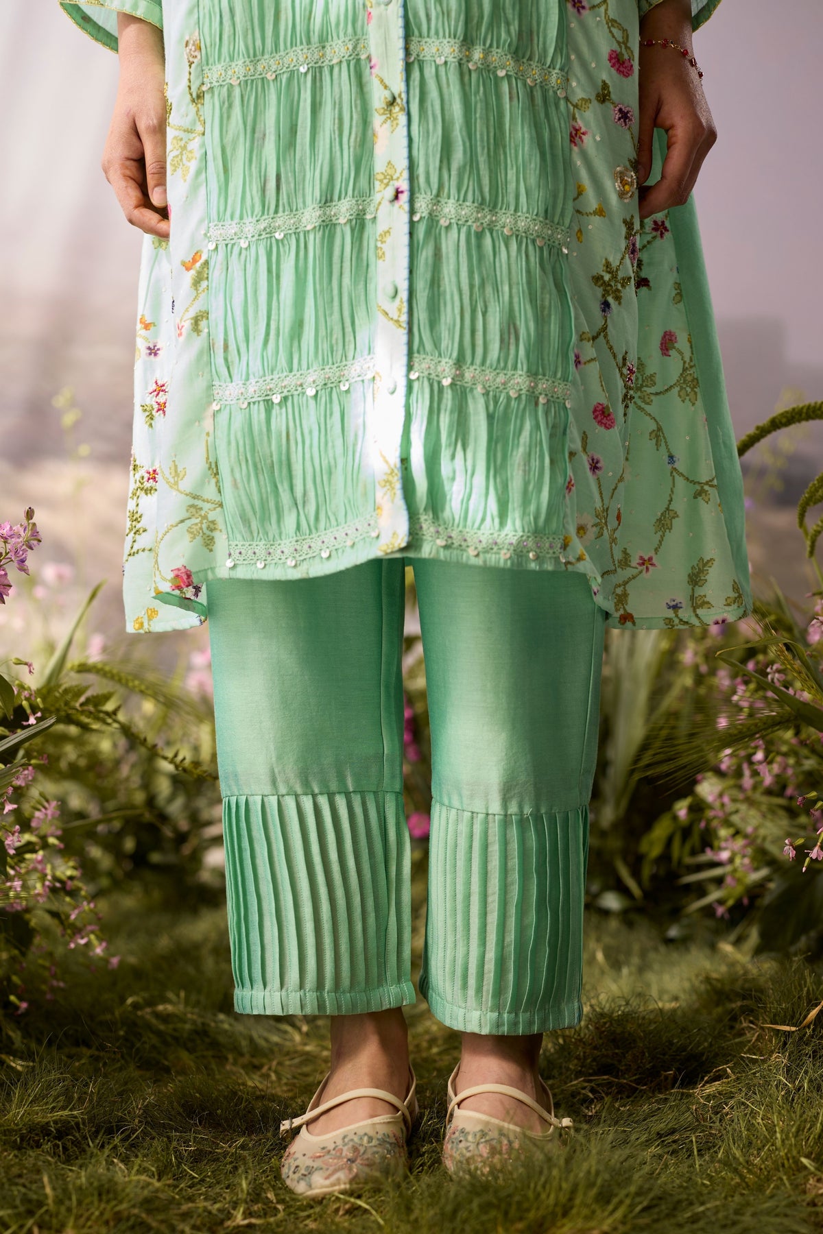 Seaglass Smocked Tunic
