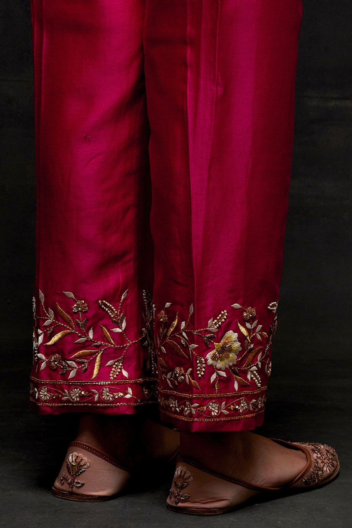 Pink Yoke Kurta Set