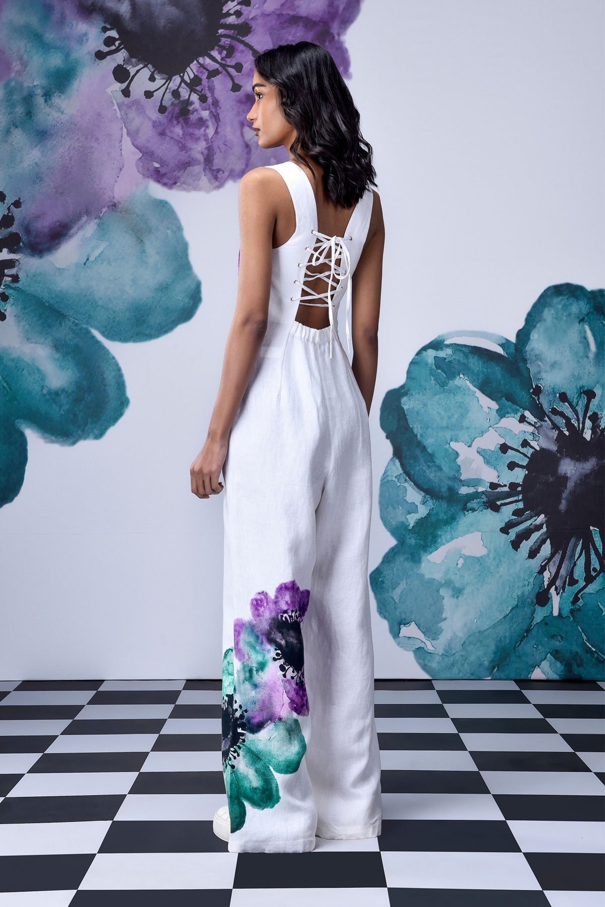 Anemone Flower Dungaree White Coral