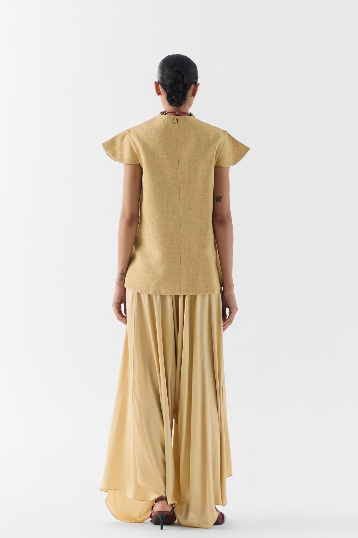 Gold Garden Rose Co-Ord Set