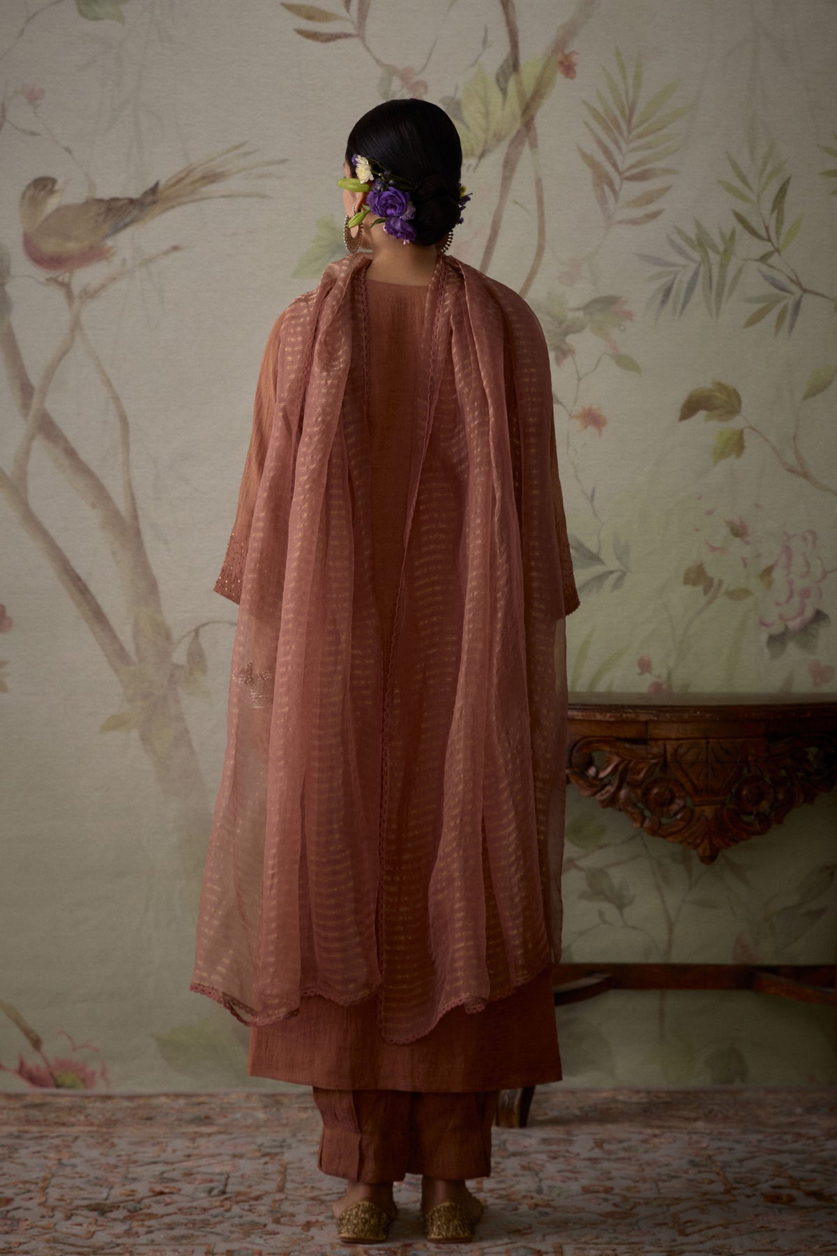 Blush Pink Embroidered Kurta Set