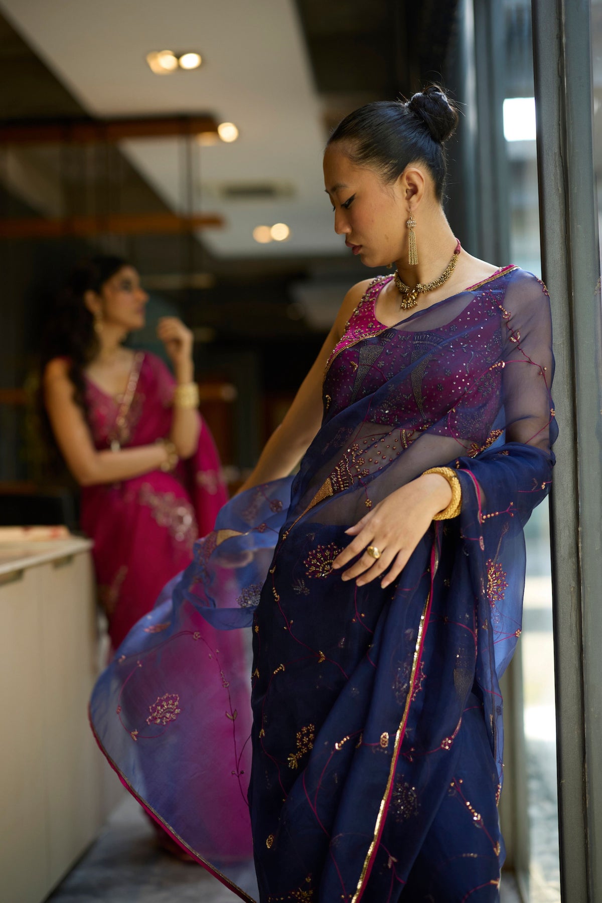 Blue Naad Saree