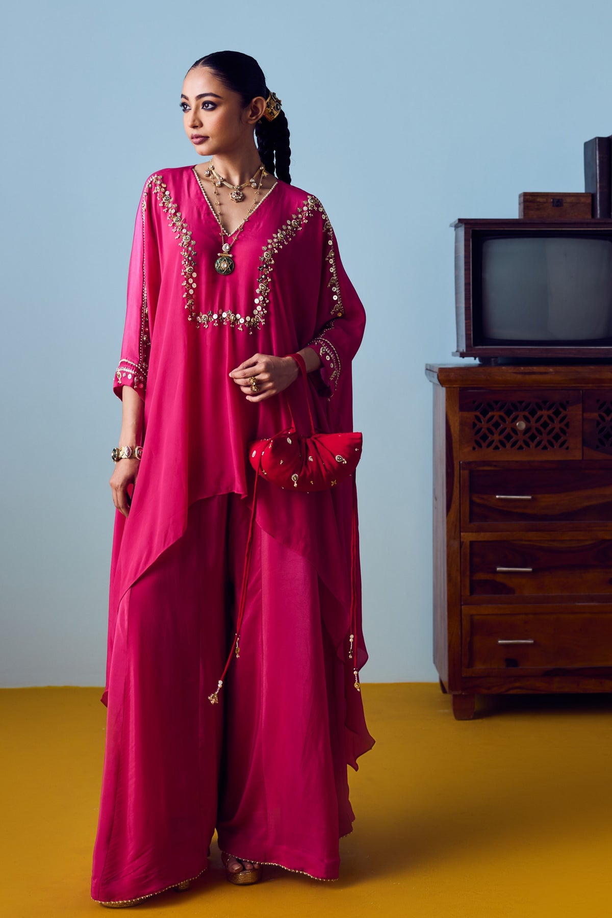 Maia Pink Tunic Set
