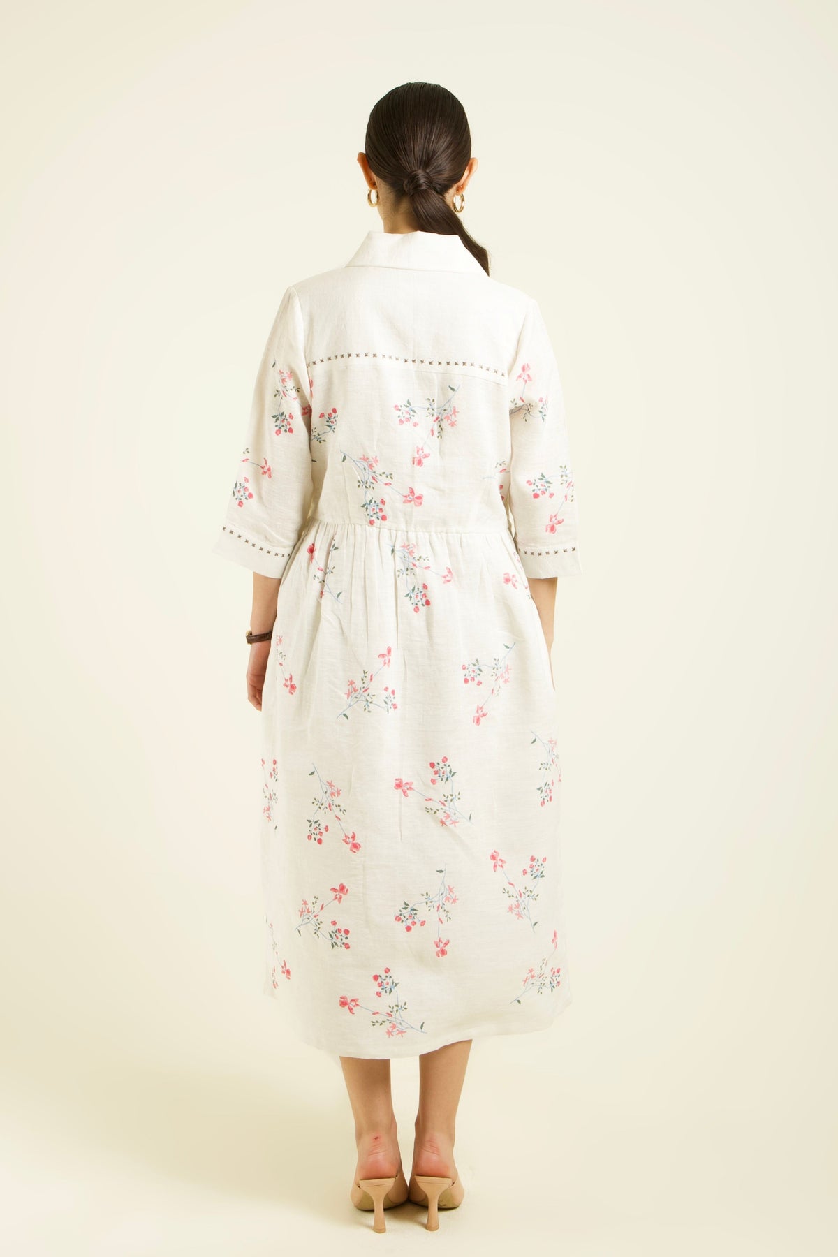 Ivory Shirt Dress