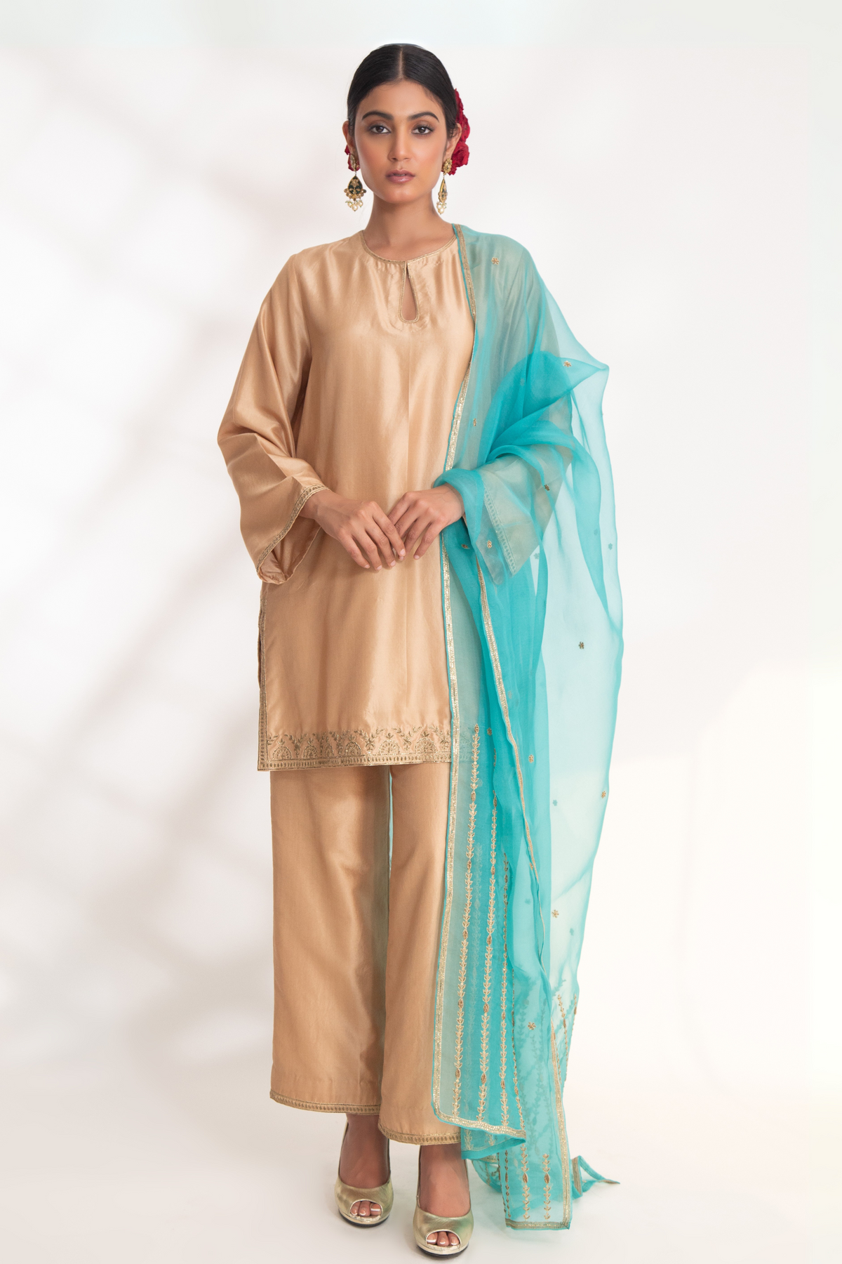 Beige Aavya Kurta Set