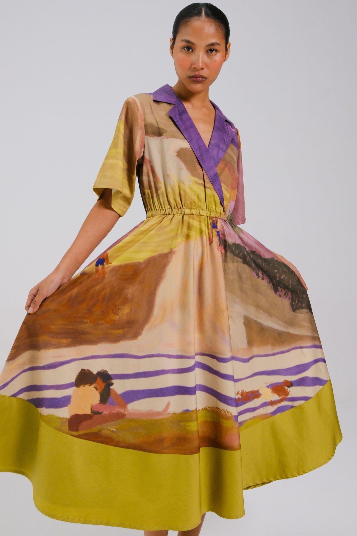 Swimmers Printblock Dress