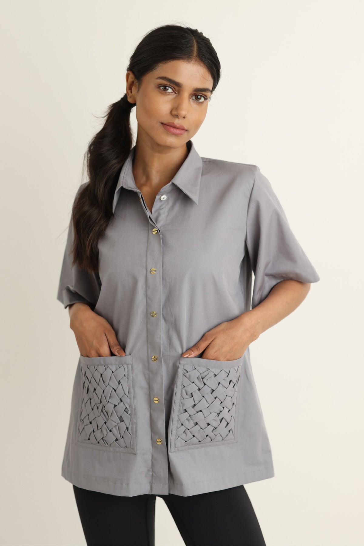 Drfitwood Textured Pocket Shirt