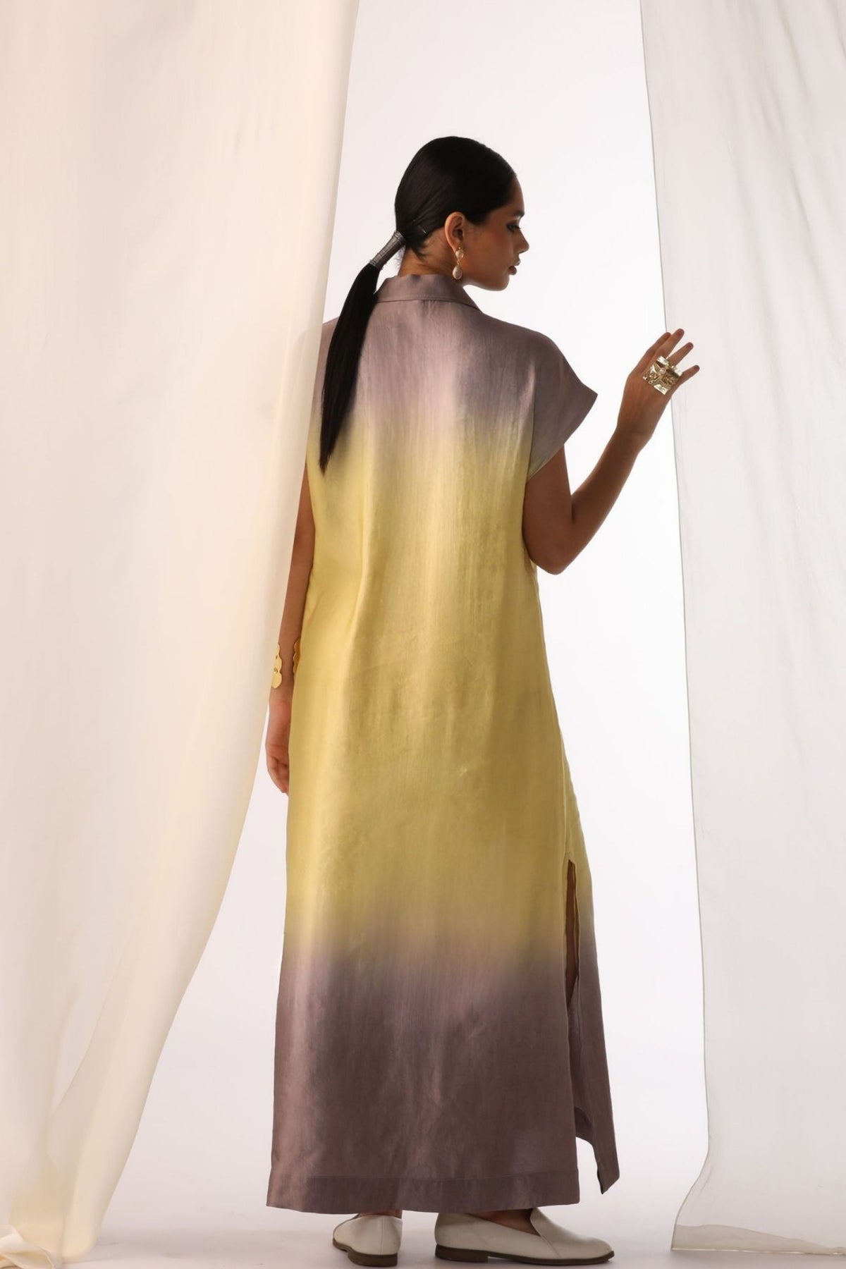 Lemon Ombrey Dress