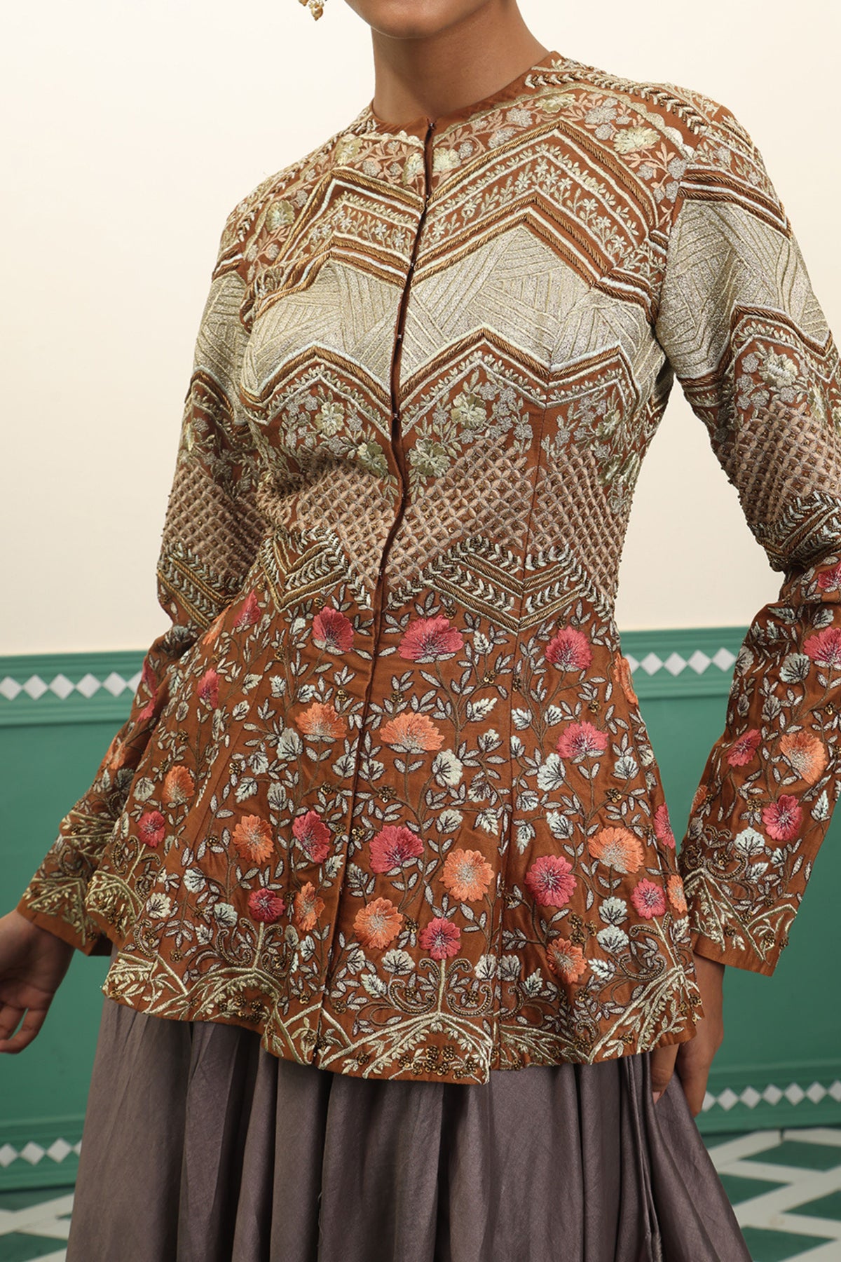 Brown Tunic Set