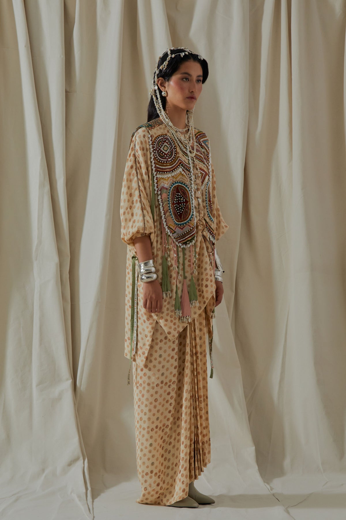 Zuri Gilet Skirt Set