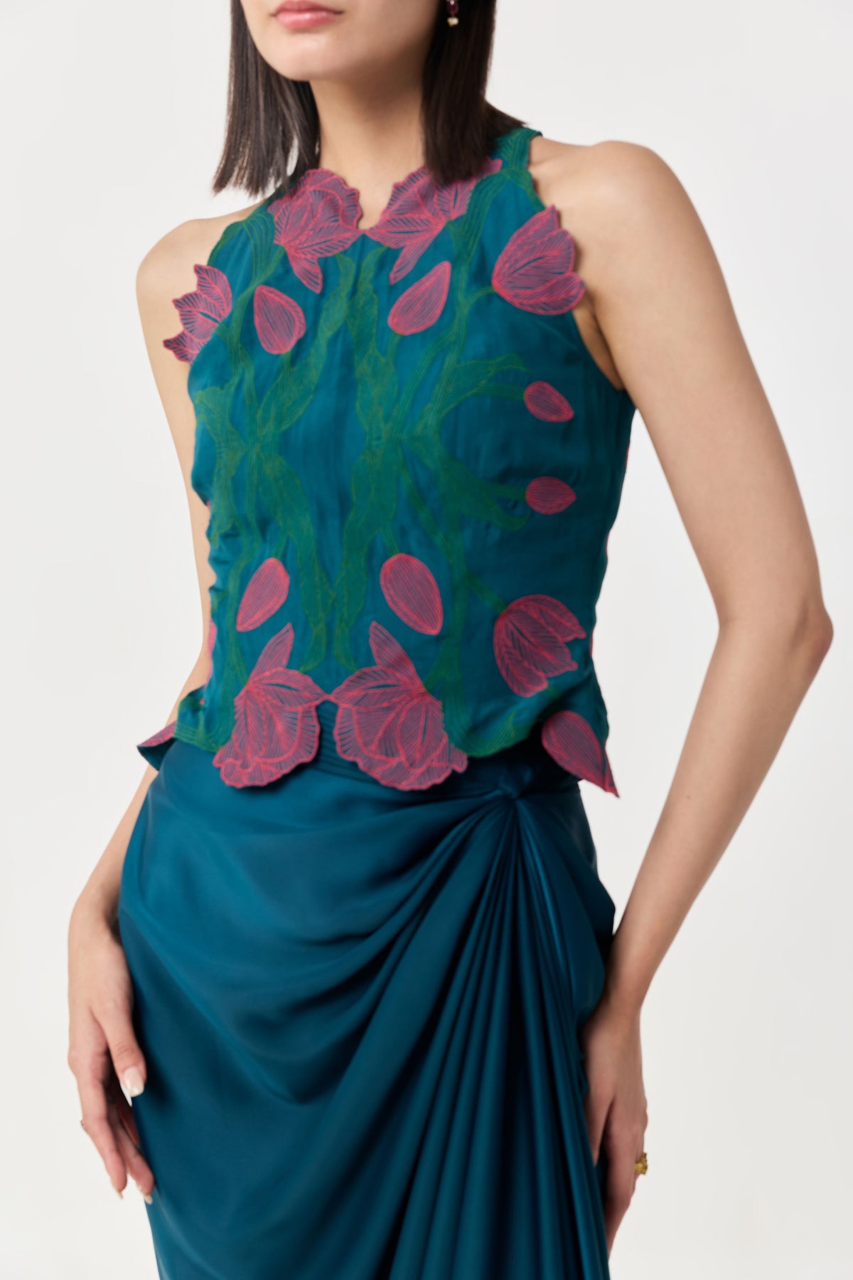 Wild Tulip Teal Top Set