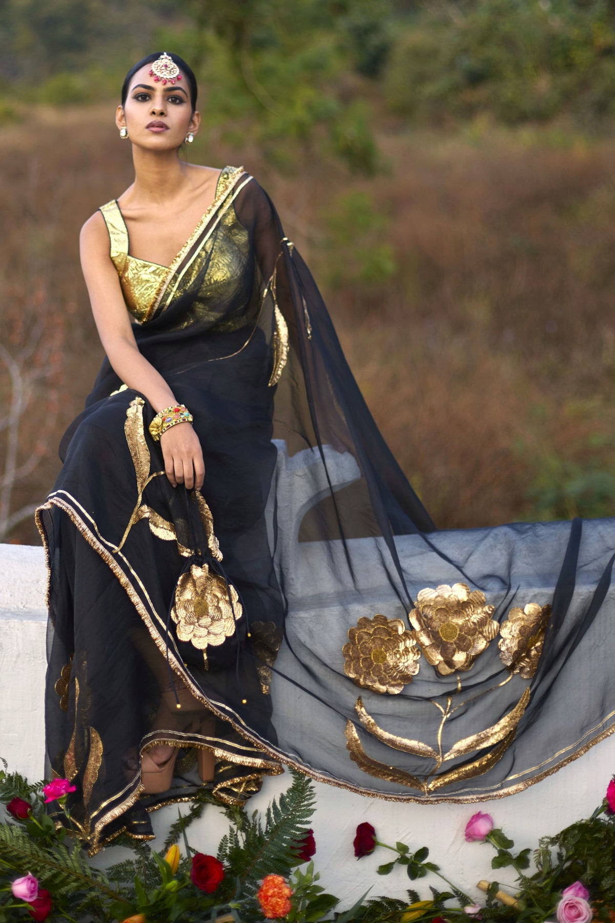 Lauret Silk Saree Set