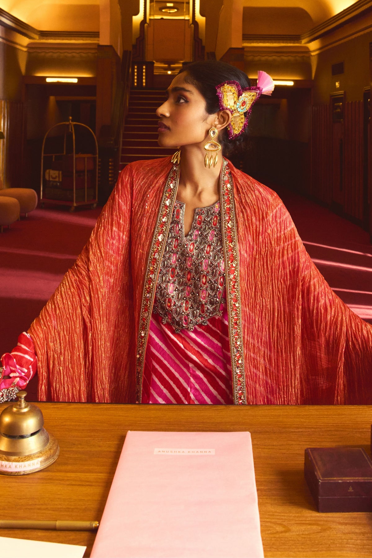 Gulaabi Aankhein Embellished Anarkali Set