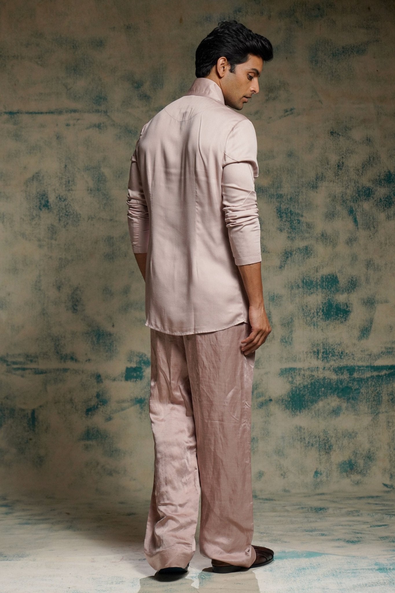 Mauve Whisper Asymmetric Set - Jatin Malik - Elahe