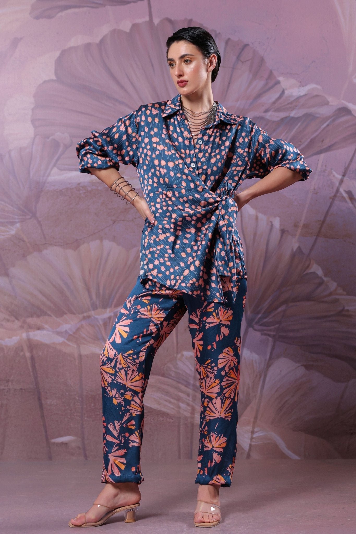 Prussian Chatterjee Co - ord Set - Pallavi Jaipur - Elahe