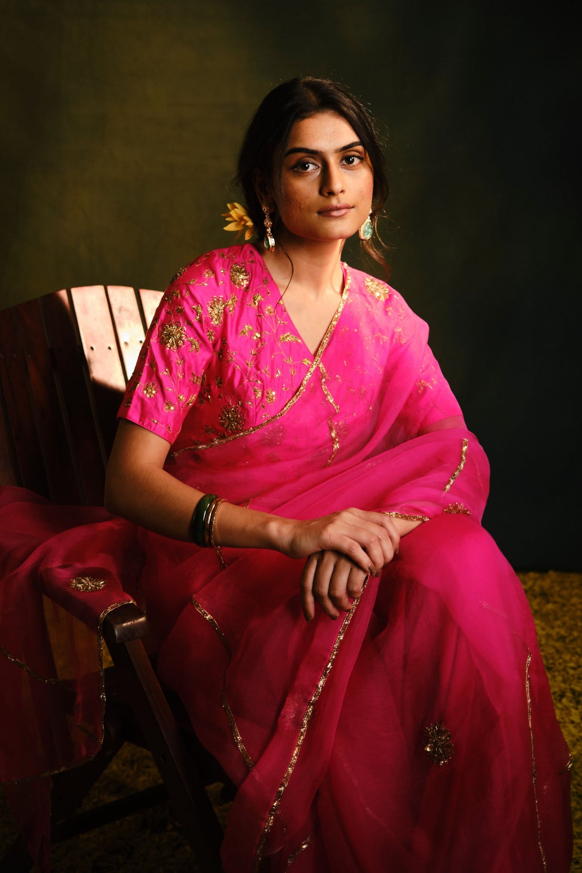 Lekha Organza Saree Set