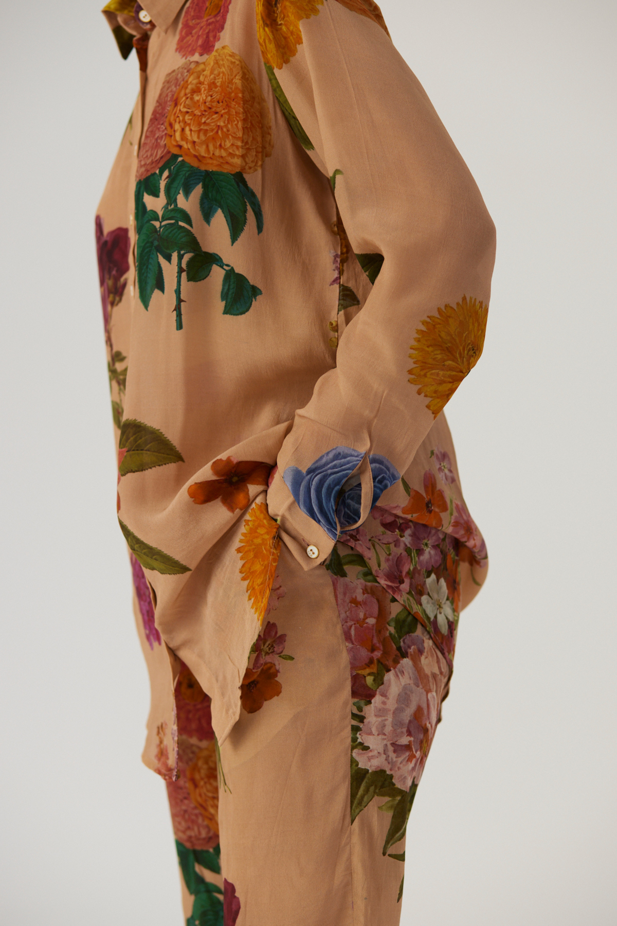 Vintage Garden Crepe Co-Ord Set
