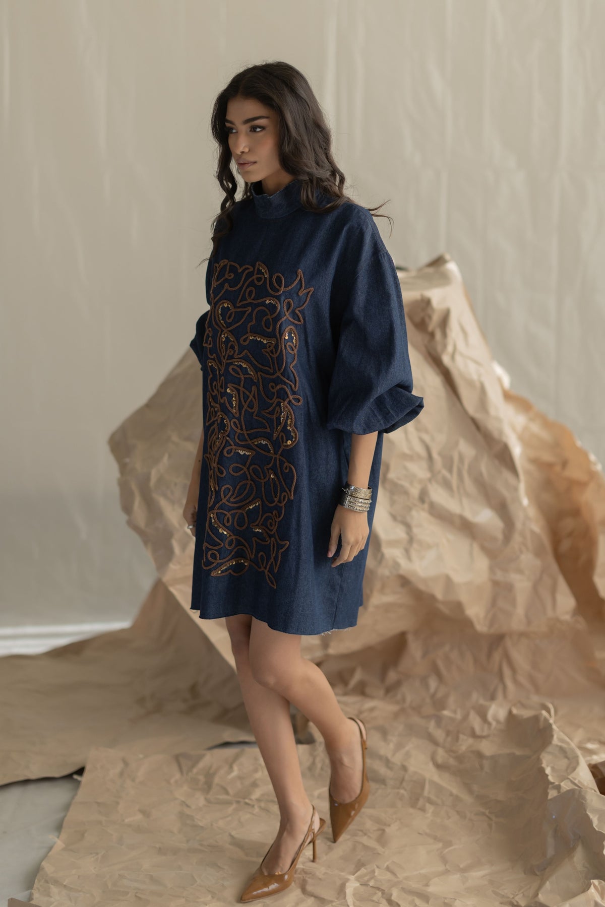 Dark Blue Box Dress