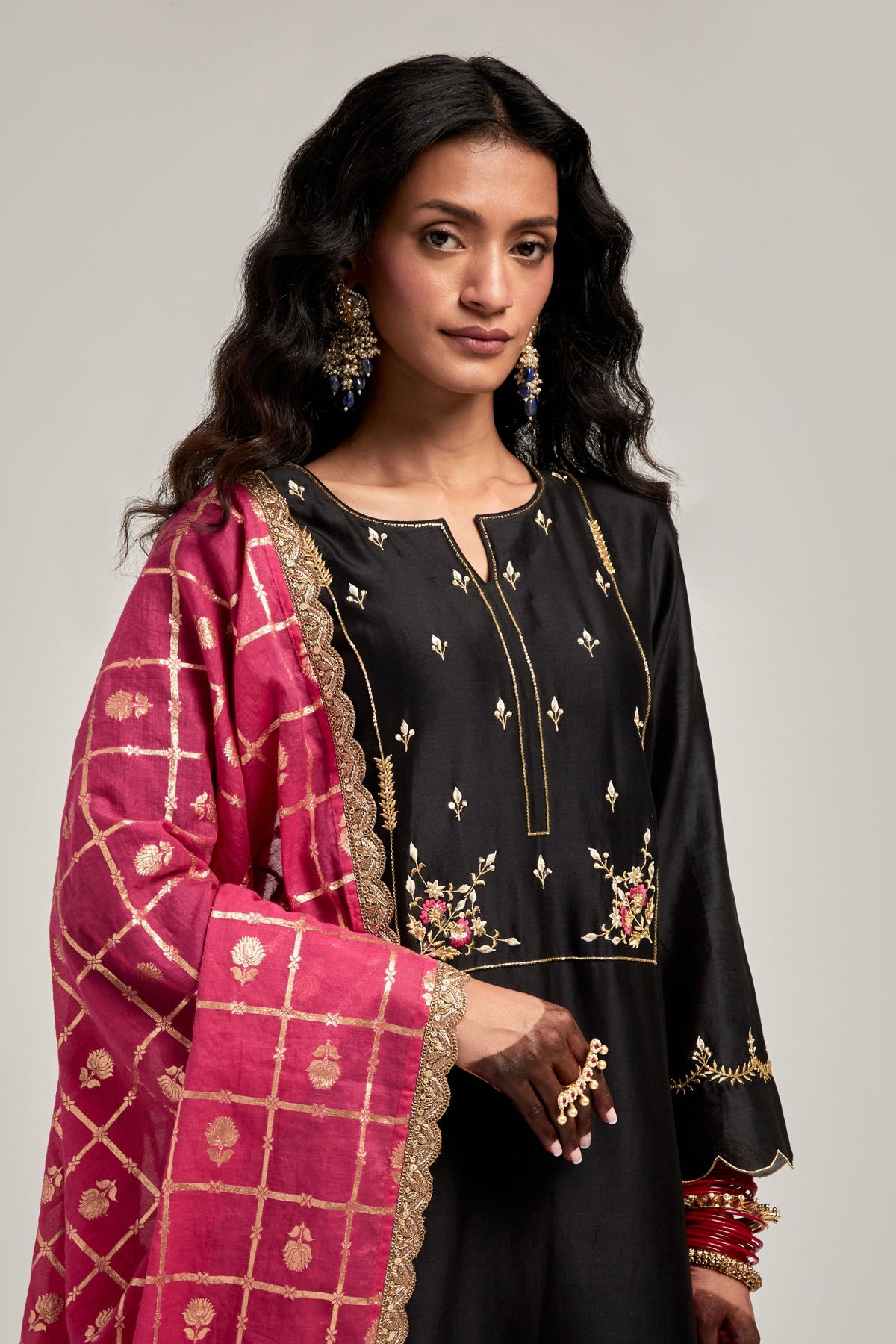 Black Kurta Set