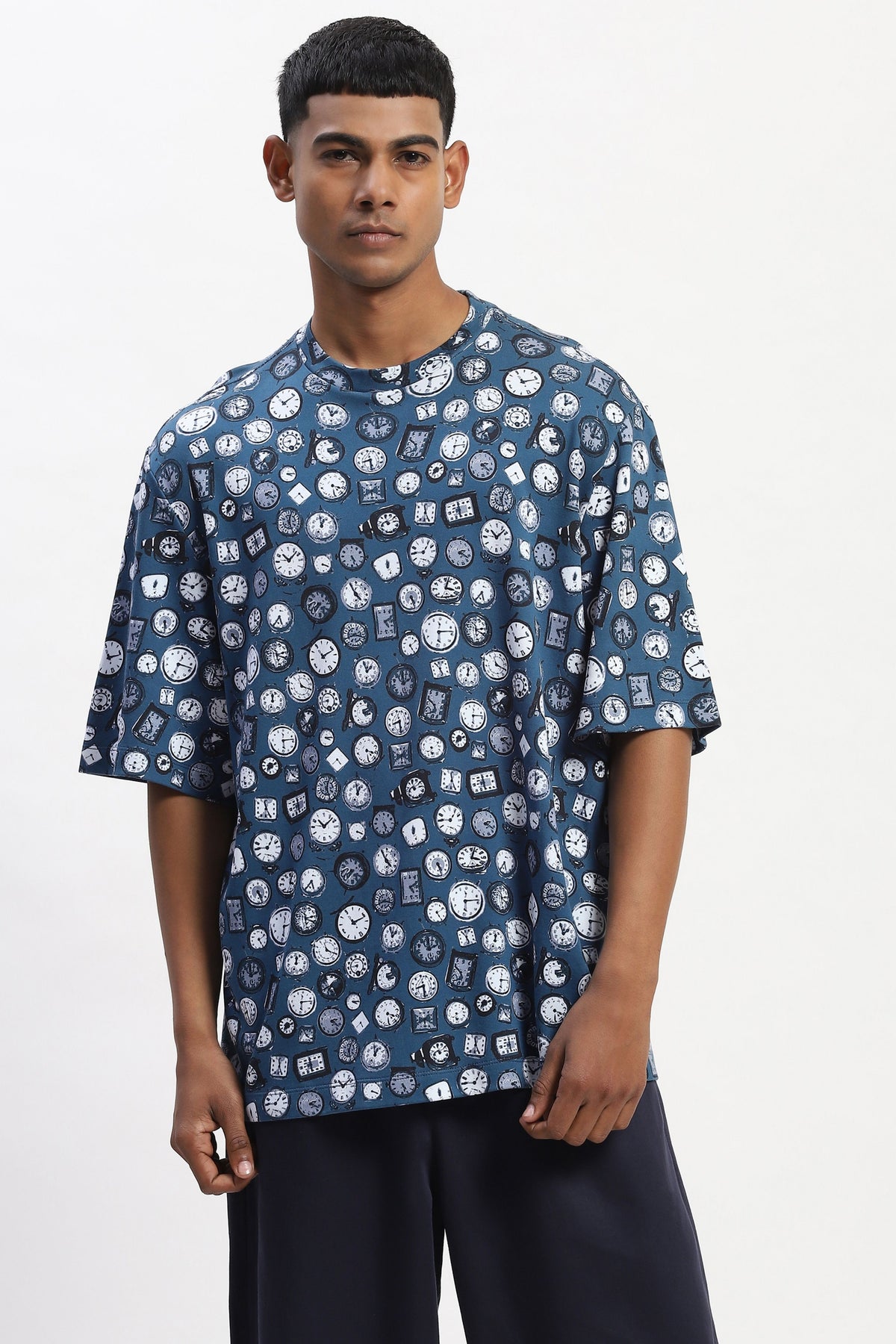 Clock Print T-shirt
