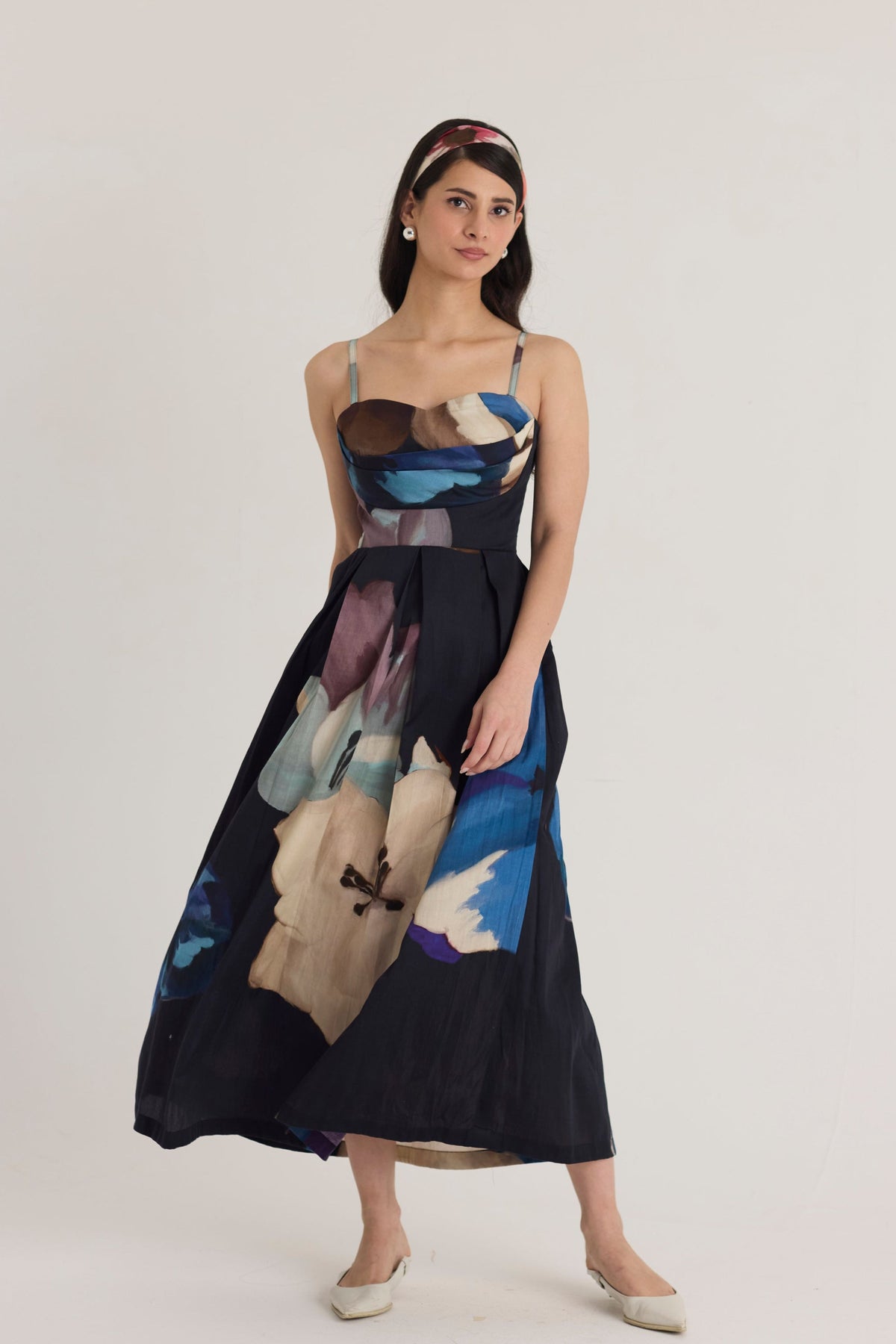 Rocco Cowl Bralette Dress