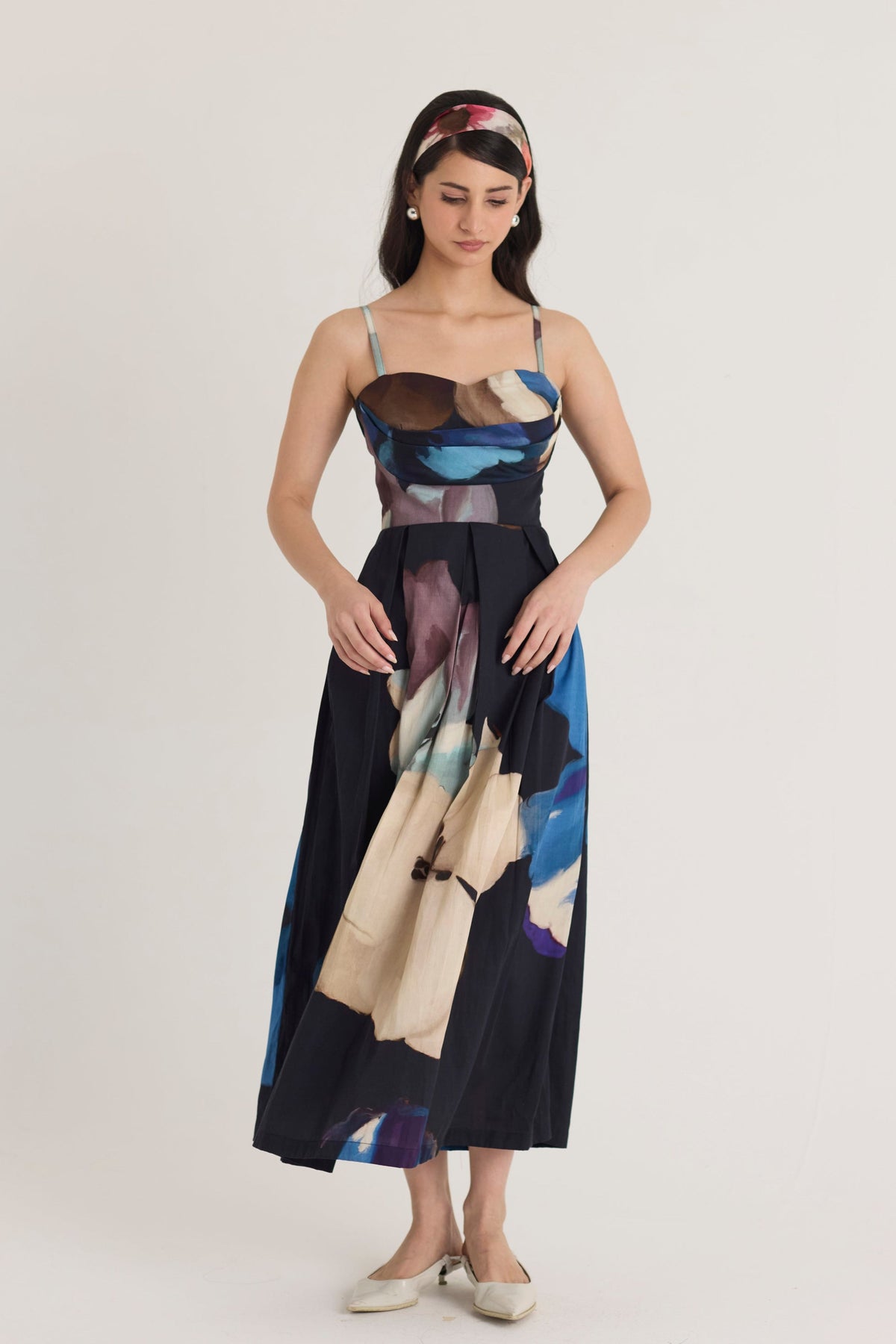 Rocco Cowl Bralette Dress
