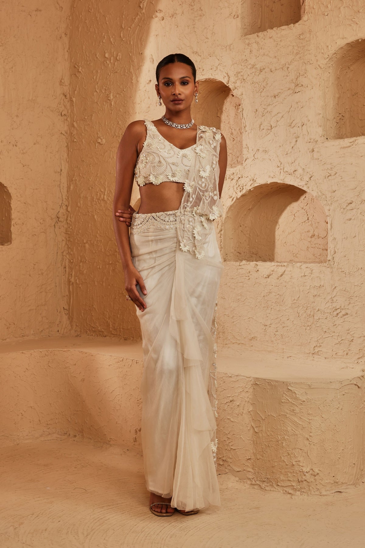 Esme Drape Saree Set