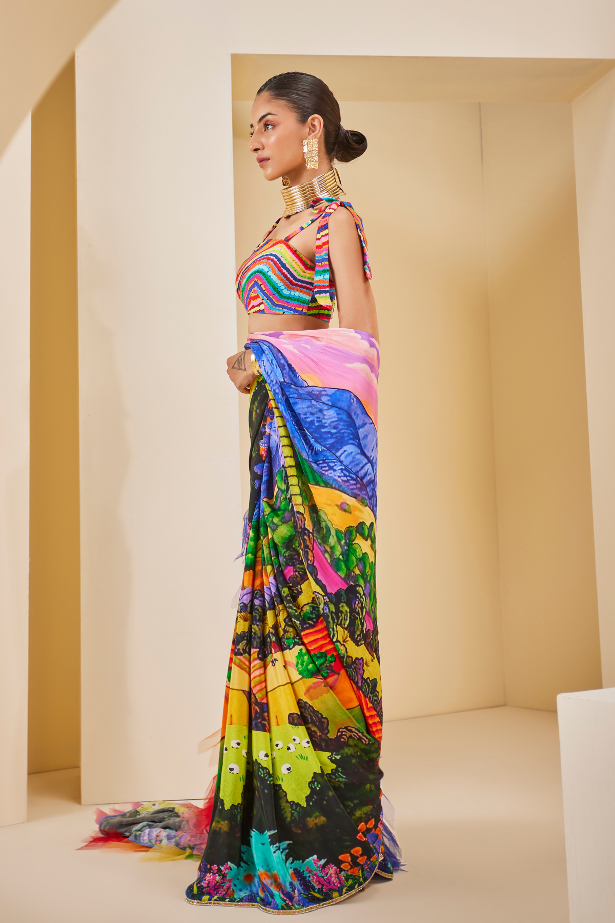 Martina Saree Set