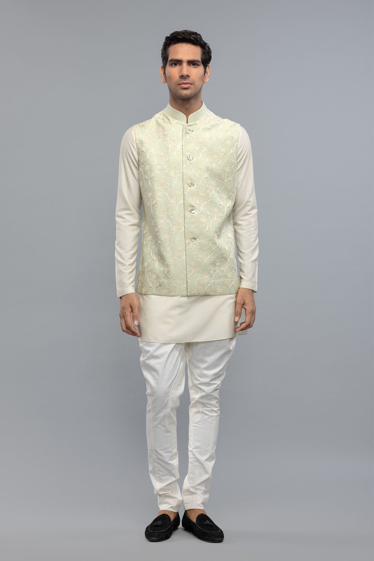 Resham Embroidered Matka Bundi