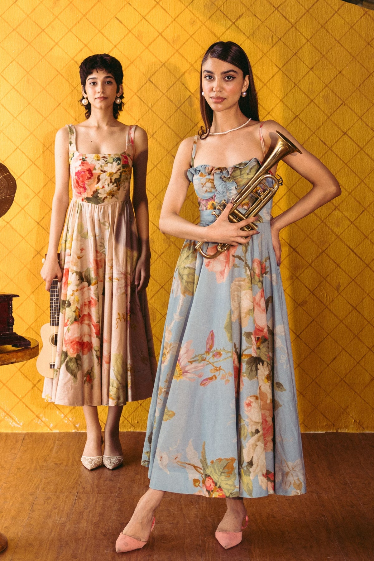 Taffy Cotton Frills Dress