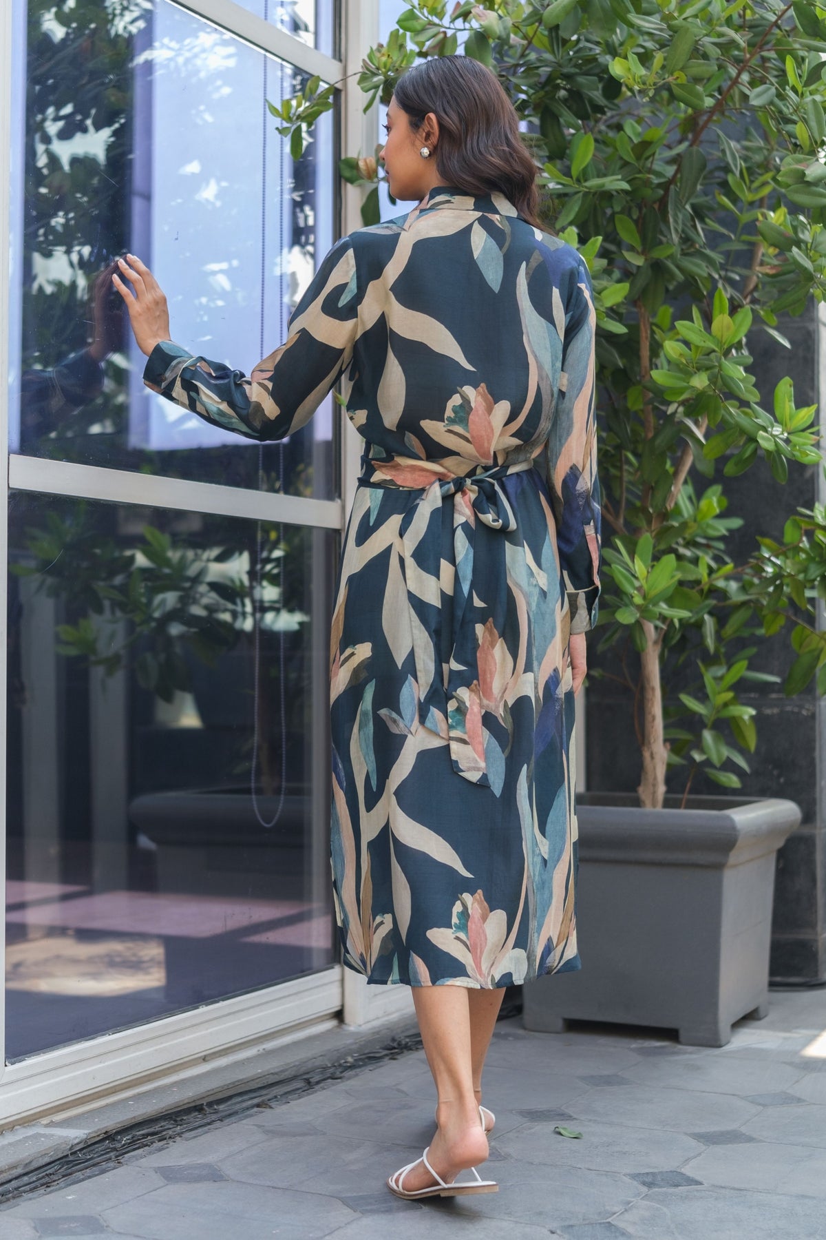Floral Tie Dress