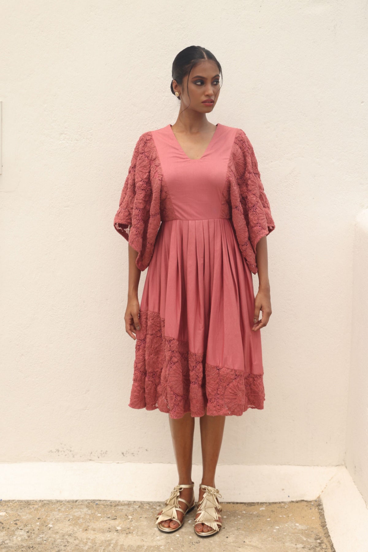 Mauvewood De-stress Midi Dress