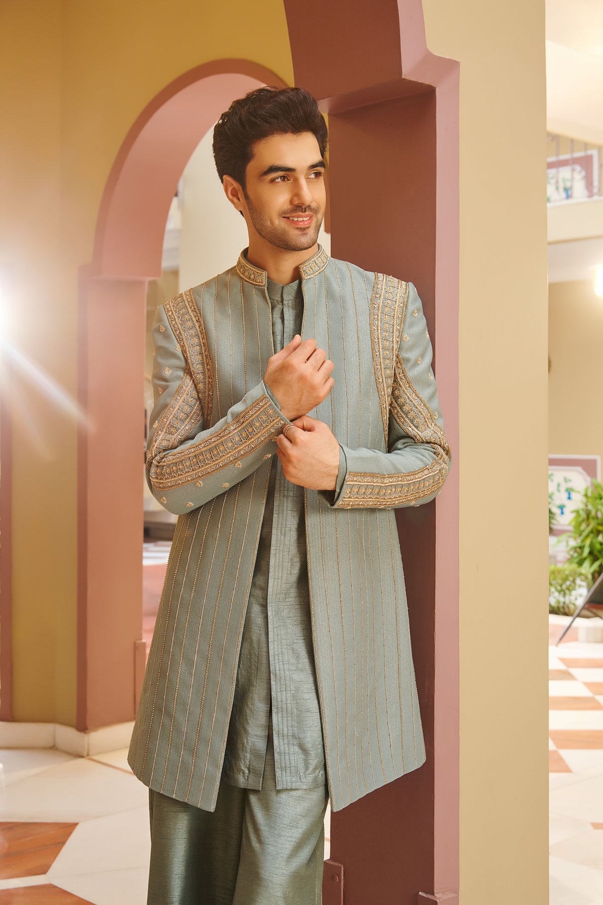 Sajda Sherwani  Set