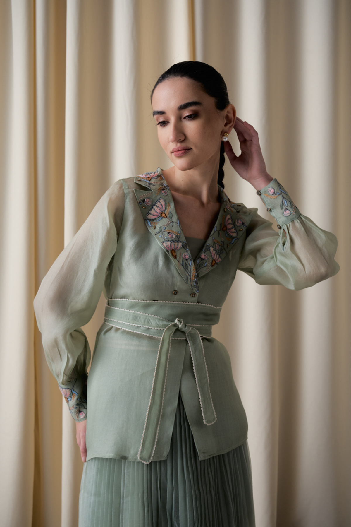 Daylight Blossom Ensemble Blazer Set