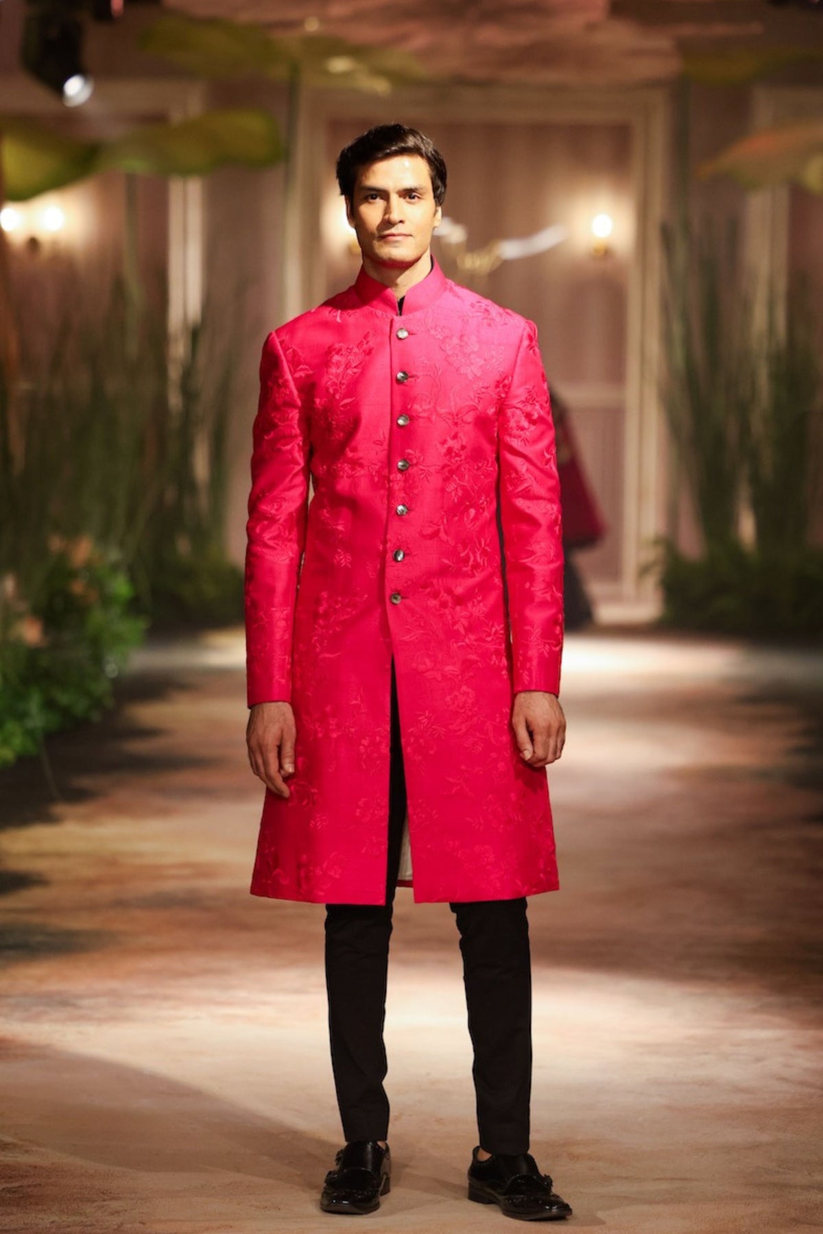 Fuchsia Mens Sherwani